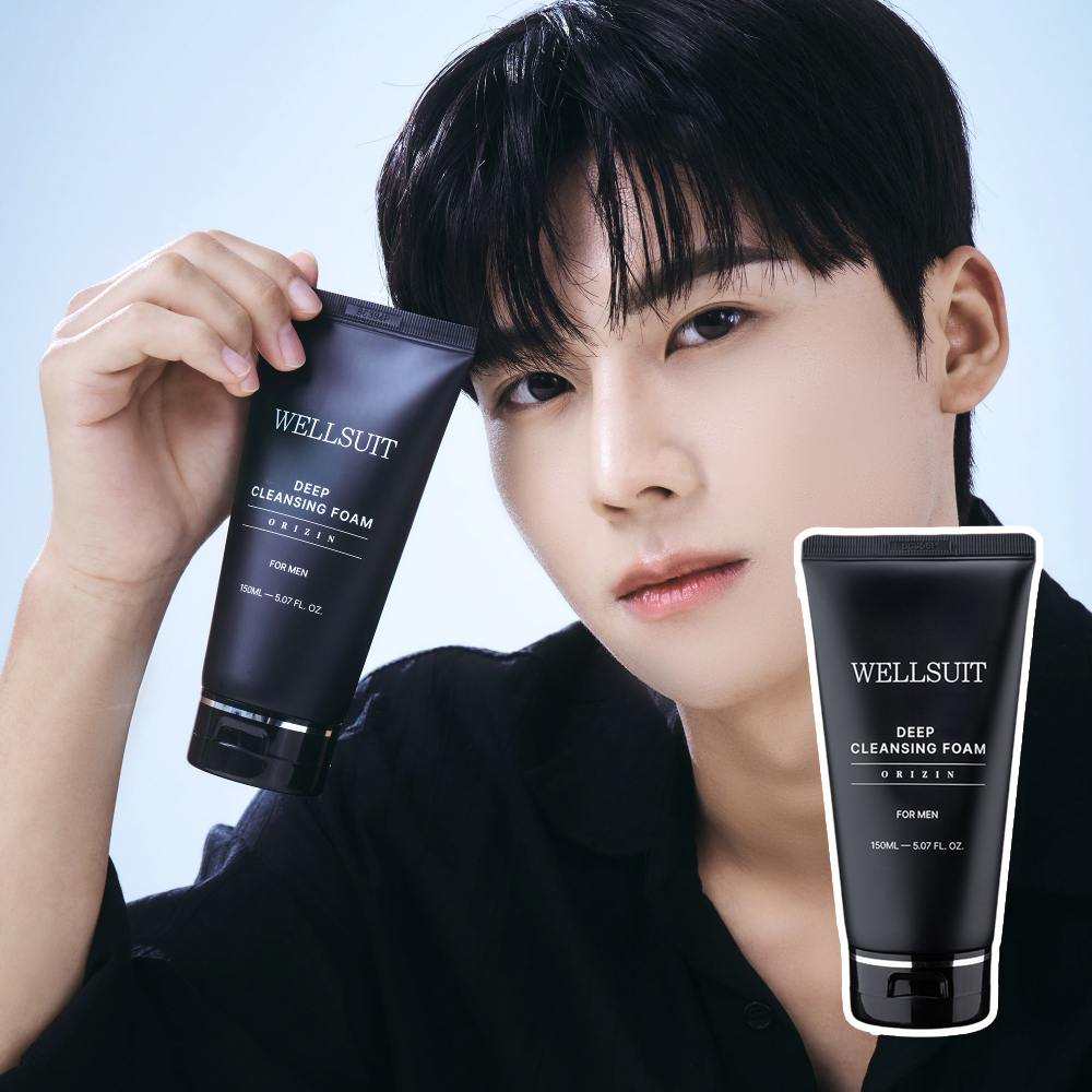 [남성 클렌징폼] 웰수트 딥 클렌징폼 오리진 150ml - 모공 관리 피지 제거 - 상품 이미지