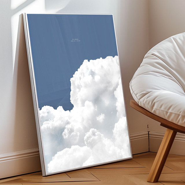 구름 그림 하늘 풍경 카페 벽 거실 인테리어 액자 집들이 개업 선물 07 클라우드 - 상품 이미지