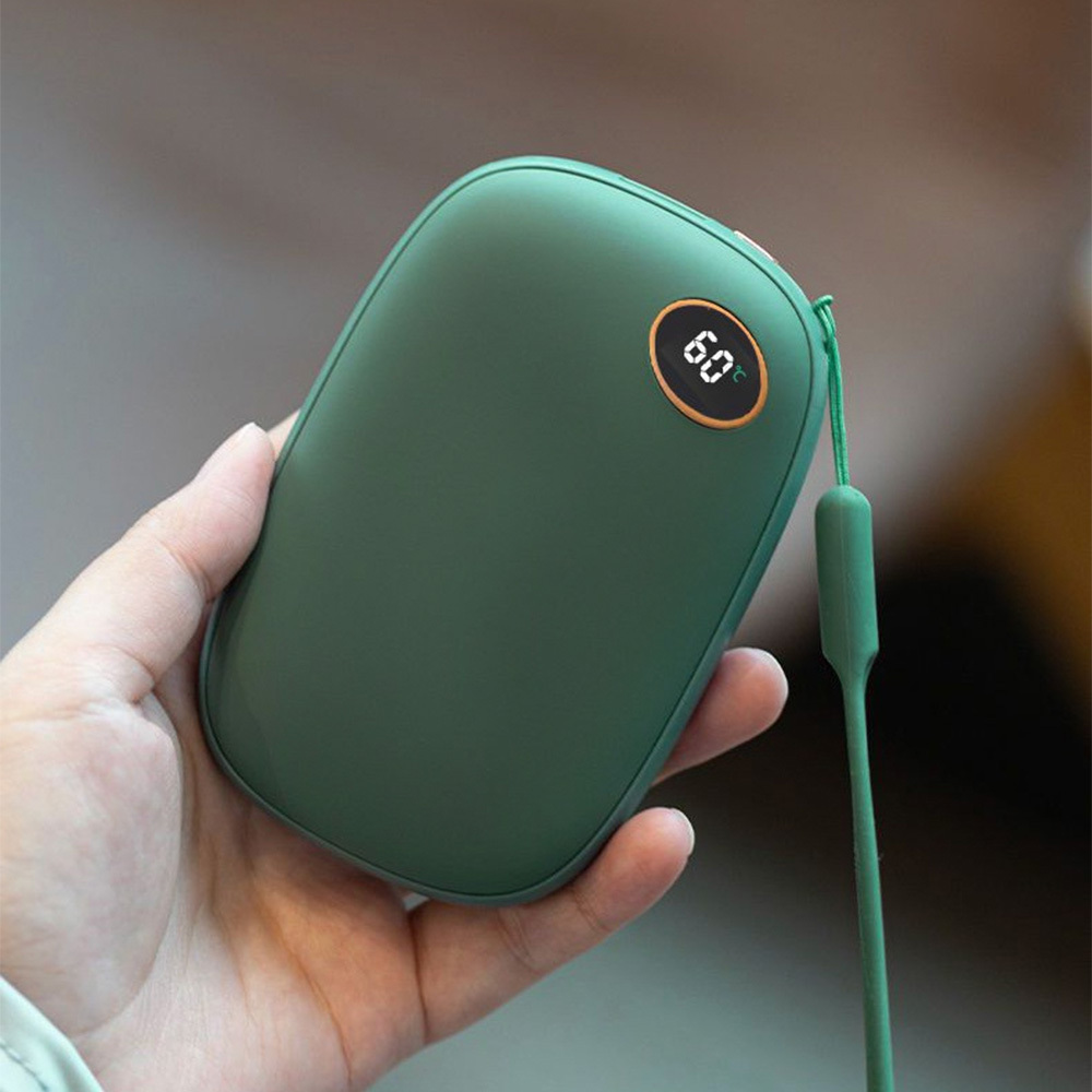 머레이 스톤 보조배터리 10000mah 충전 손난로 hw-100 블랙 그린 용량 - 상세 이미지 3