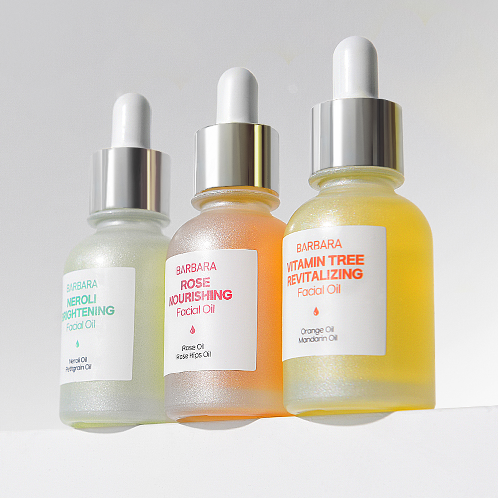 바르바라 페이스오일 30ml 식물성 페이셜 장미오일 네롤리 비타민트리 오일 - 상품 이미지