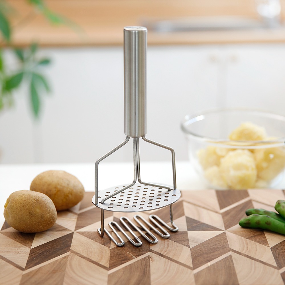 투인원 스텐 이중 매셔 감자 으깨기 프레스