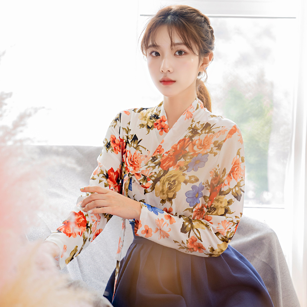 생활한복 찬란화 저고리 개량 계량 퓨전 반티-192 이미지 8