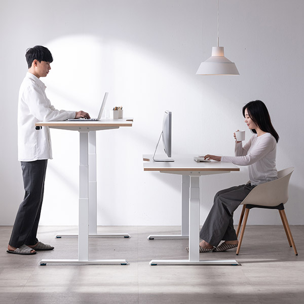 [삼익가구]이지 전동 모션데스크 높이조절 책상 1600