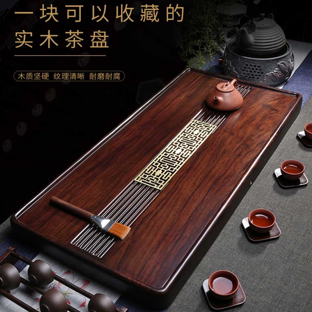 다도 차판 흑단 찻판 퇴수기 다기 테이블 차반 다판 - 상세 이미지 3