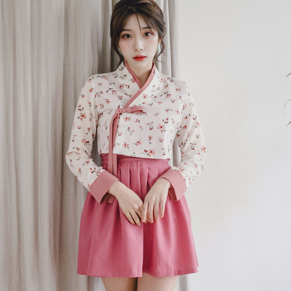 새녘 미니 허리치마 생활한복 개량 계량 퓨전 반티 - 상세 이미지 4
