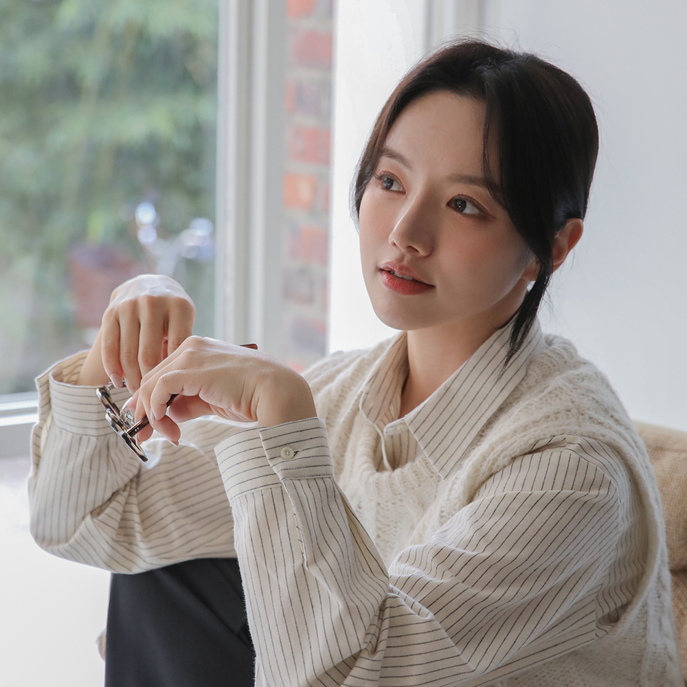 긴 앞머리가발 똑딱이 사이드뱅 부분가발 붙임머리 - 상세 이미지 4
