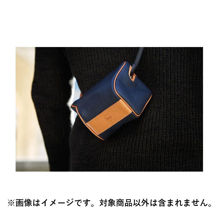 라이카 Leica Q2 Etus 이터스 파우치 코티드 캔버스 19574 미드나잇 블루 - 상세 이미지 2