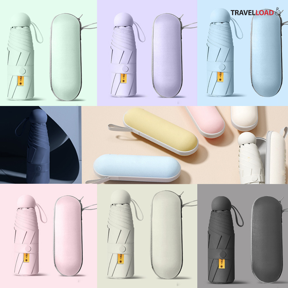트래블로드 UV차단 미니 캡슐 우산 돌잔치 답례품 인쇄 스티커 판촉물 우양산 uv차단 이미지 4