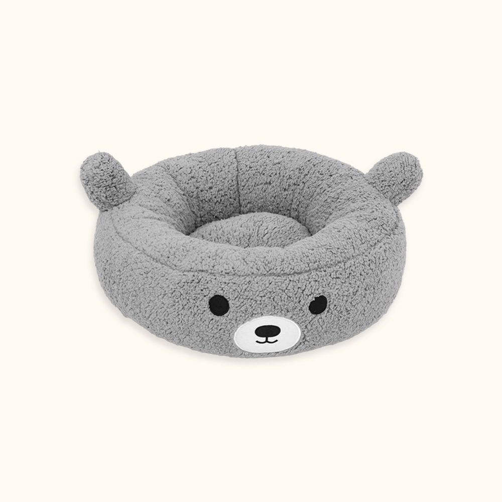 개과천선 버블곰 원방석 고양이 방석 귀여운 강아지 꿀잠 침대 털원단 분리세탁 반려묘 이미지 8
