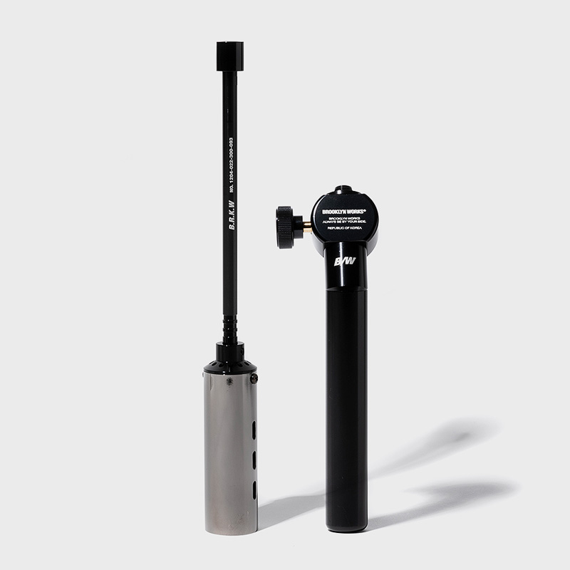 브루클린웍스 샷건 롱 토치 캠핑 이소가스 장작 화염방사기 분리형 파우치 포함