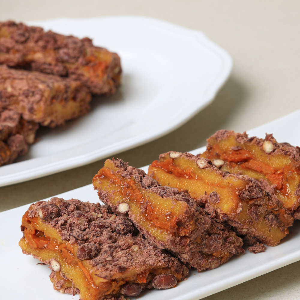개업 이사 축하 제사 맛있는 아침 식사 간식 대용 개별포장 떡 호박 팥 영양 시루떡 - 상세 이미지 4