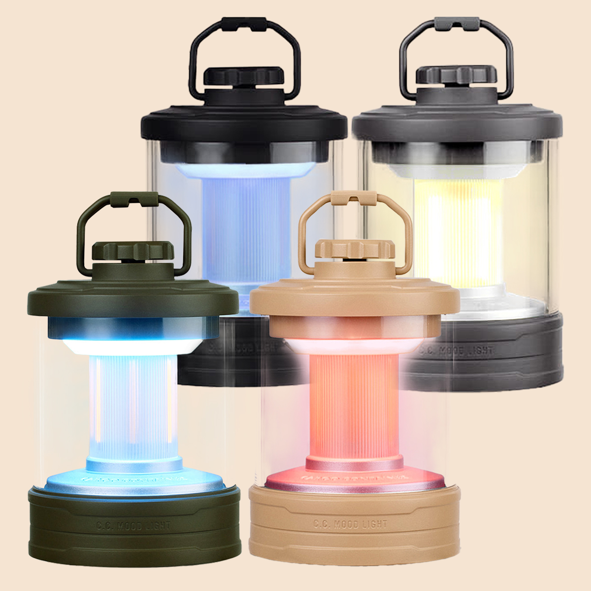 카고컨테이너 무드 라이트 등 감성 캠핑 랜턴 차박 LED 조명 램프 RGB 방수 블루투스