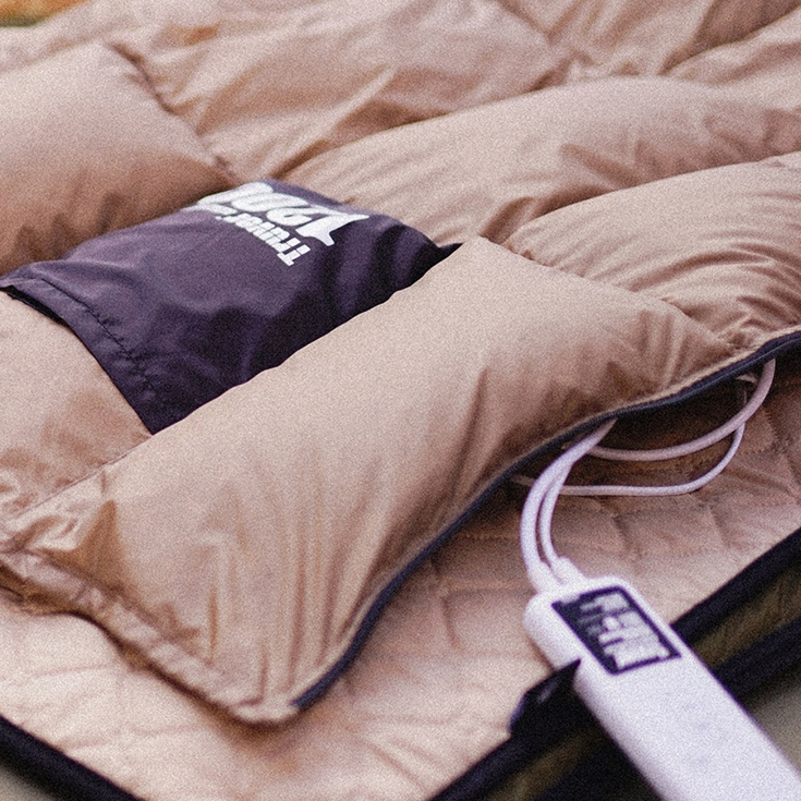 트루버 프리볼트 전기 장판 탄소 매트 싱글 1인용 캠핑 전기요