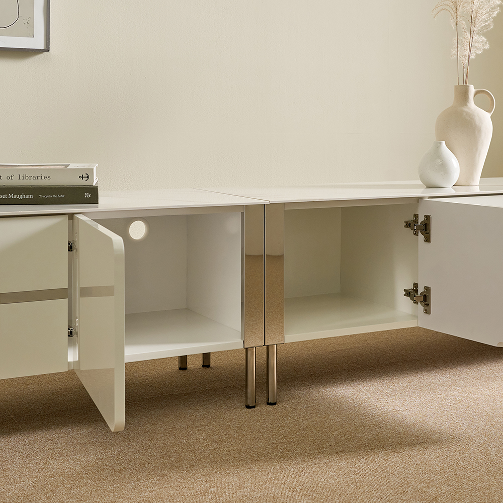 레릭 2600 템바보드 티비다이 장식장 세라믹 거실장