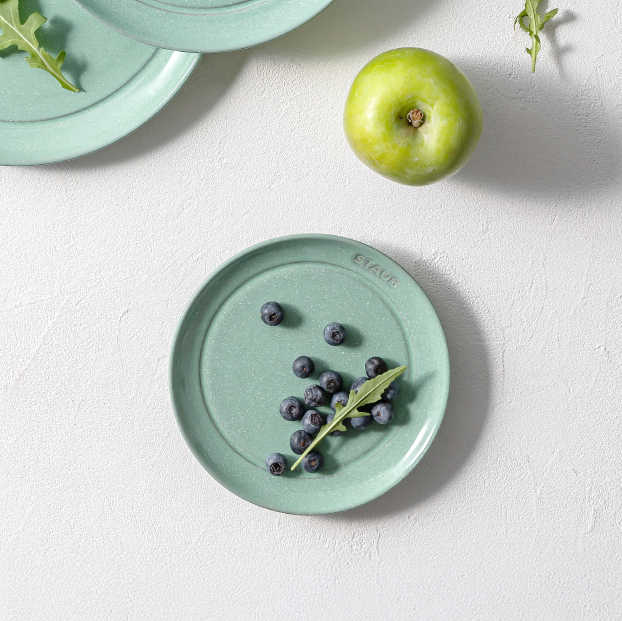 스타우브 세이지그린 원형접시 15cm 브래드접시 앞접시