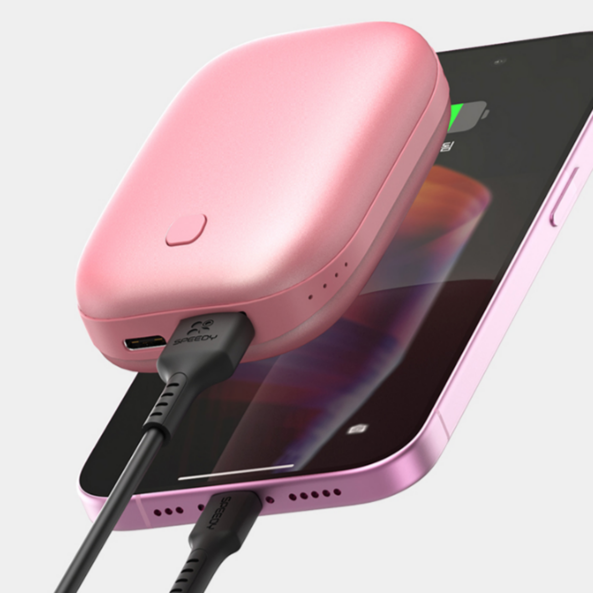 양면히팅 충전식 손난로 5200mAh 전자 전기 충전형 핫팩 보조배터리 사무실 휴대용 - 상세 이미지 4