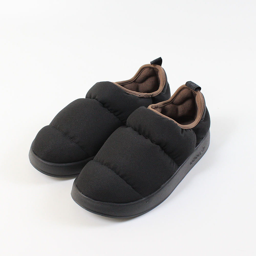 (국내매장판) 아디다스 퍼피렛 패딩 신발 슬리퍼 삼바 슈퍼스타 홈 프린트 슬립온 방한화