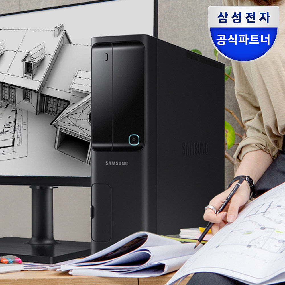 삼성 데스크탑 DM500SEZ-AD3A 인강용 본체 슬림형 가정용 기업용 PC 컴퓨터 사무용