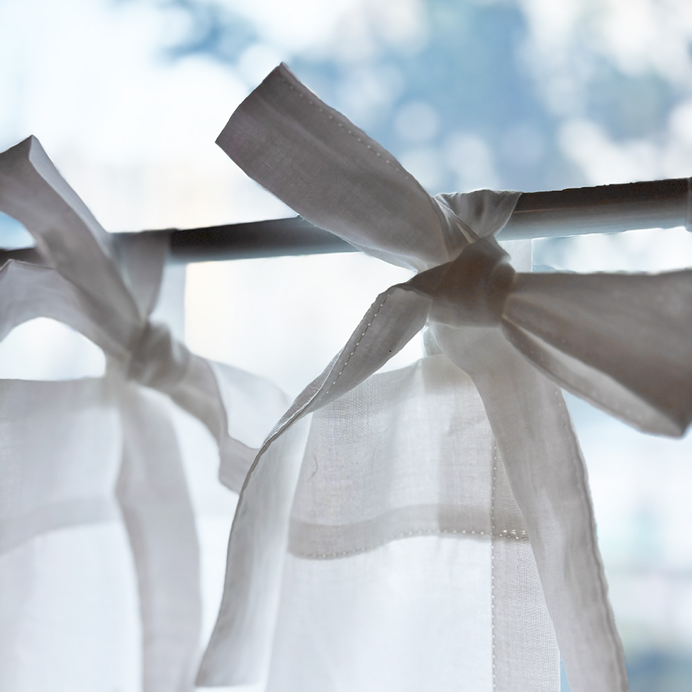 들꽃 면 가리개커튼 주방 바란스 커튼