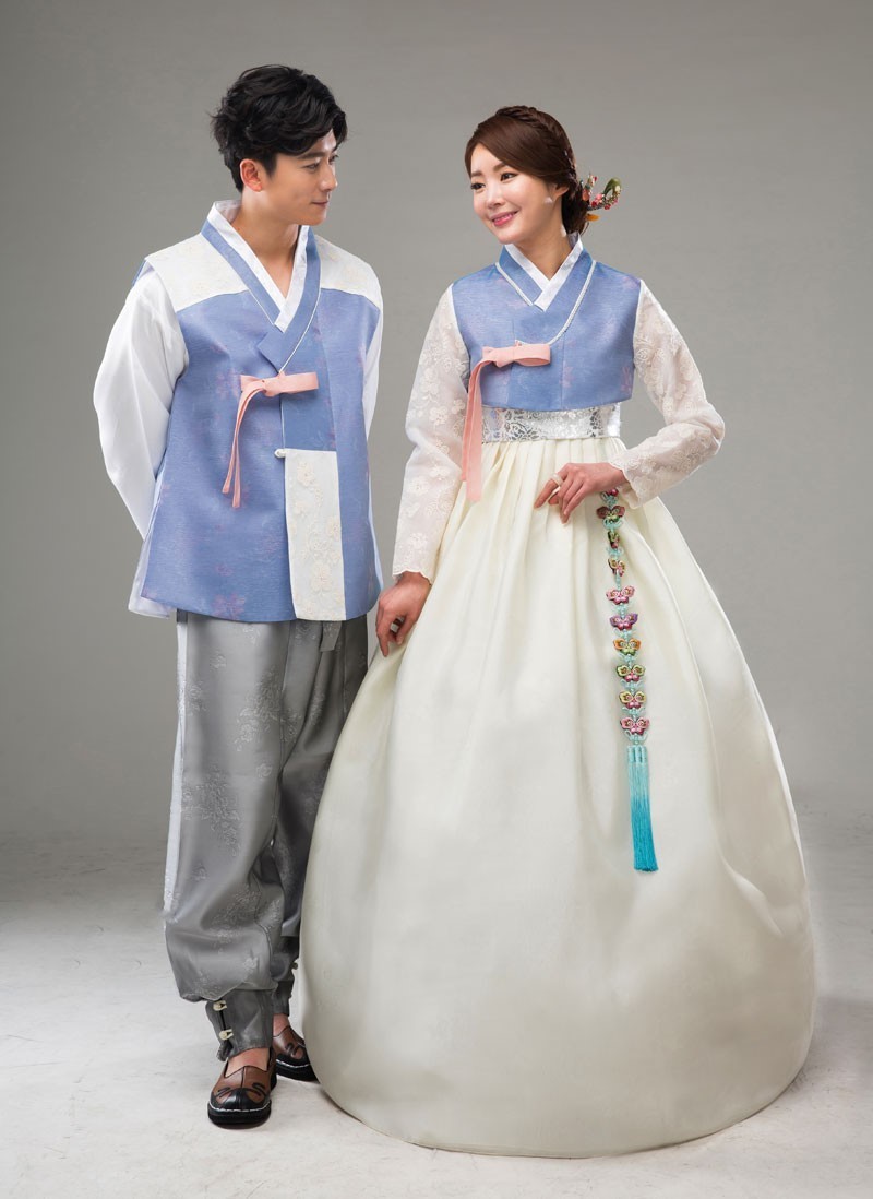 궁 한복대여 혼주 결혼 2벌 경복궁 촬영 추석 행사 커플한복 107번 - 상세 이미지 3