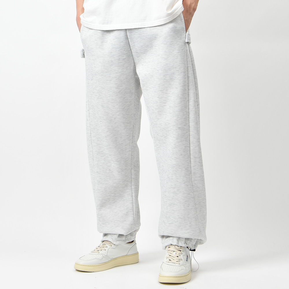 남자 기모 조거 팬츠 와이드 2way 스판 밴딩 트레이닝 바지 - 상세 이미지 4