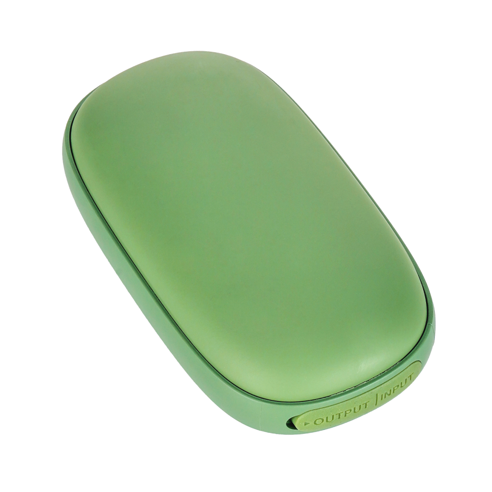 손난로 보조배터리 대량구매 충전식 휴대용 전기핫팩 온도조절 핫팩 배터리 카키 1+1