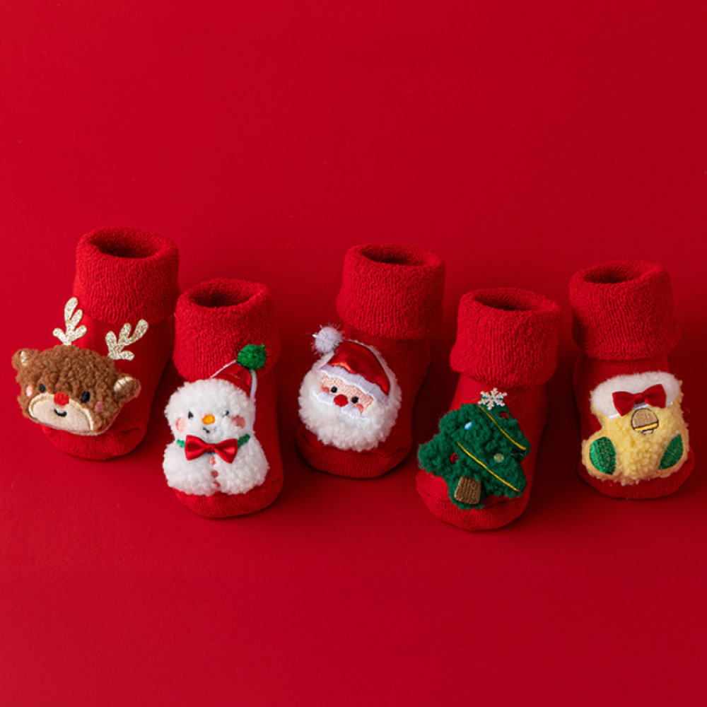 크리스마스뽀글양말 아기 산타옷 신생아 크리스마스 옷 아기롬퍼 6개월 돌 50일 백일 바디수트 선물 유아