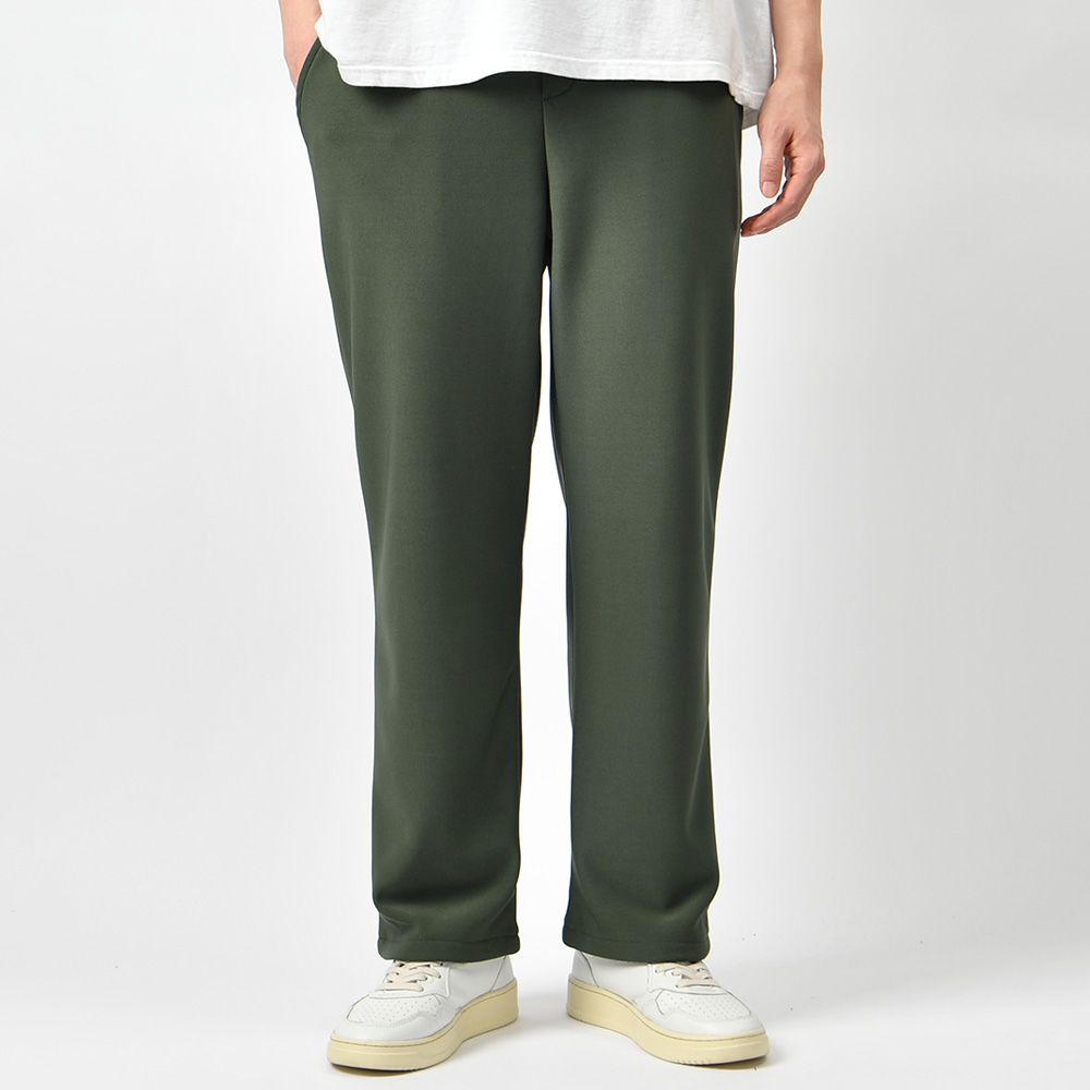 남자 기모 바지 세미 와이드 겨울 고무줄 편한 밴딩 본딩 스판 팬츠 - 상세 이미지 4