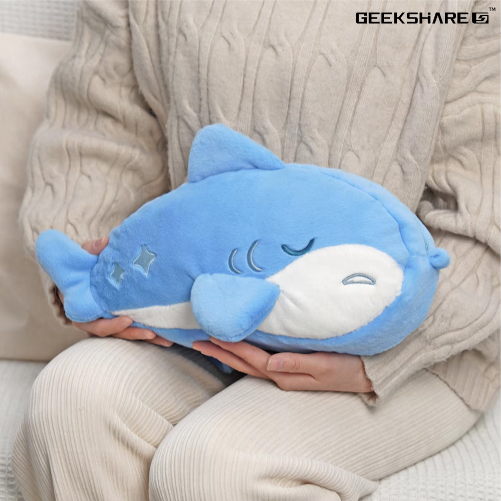 닌텐도 스위치 OLED 케이스 긱쉐어 리틀샤크 쿠션파우치 - 상세 이미지 5