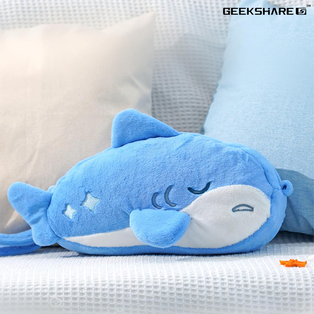 닌텐도 스위치 OLED 케이스 긱쉐어 리틀샤크 쿠션파우치 - 상세 이미지 4