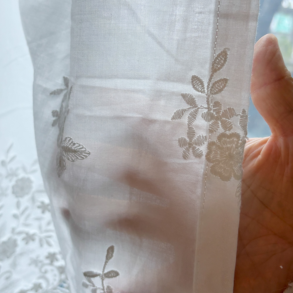 들꽃 면 가리개커튼 주방 바란스 커튼