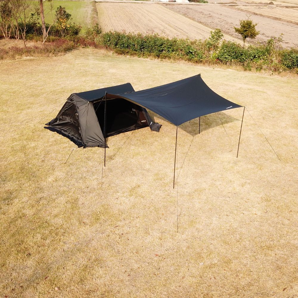 오토 코티지 270 아이보리 오토 텐트 자동 원터치 면 이너텐트 자립형 A형