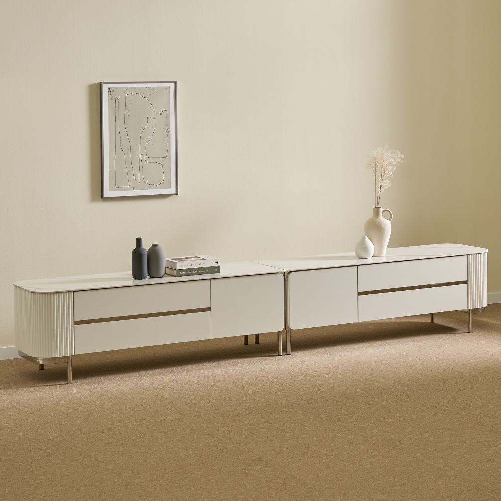 레릭 2600 템바보드 티비다이 장식장 세라믹 거실장