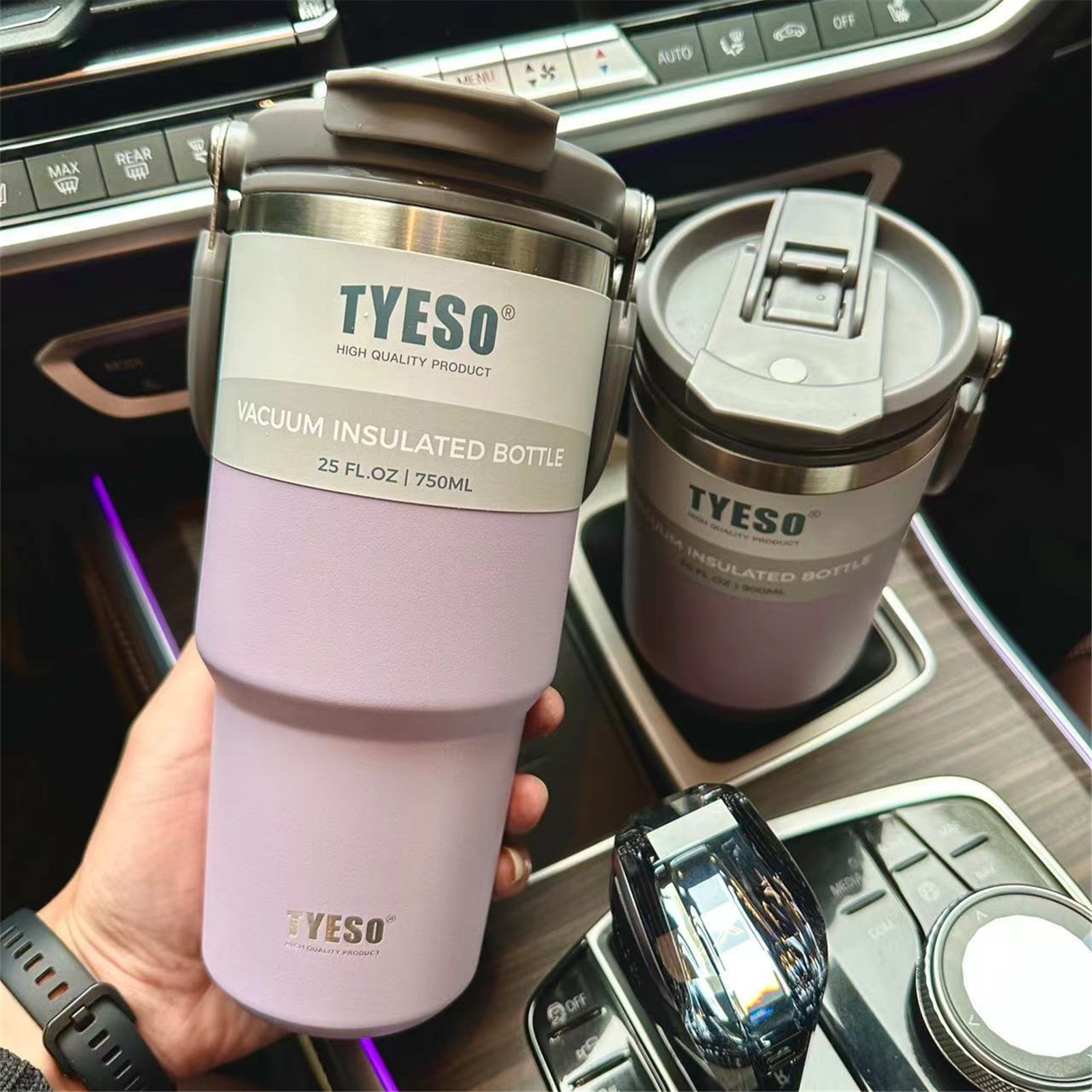 TYESO 타이소 보온 보냉 스텐 텀블러 차량용 행사 기념품 답례품 선물 - 상세 이미지 4