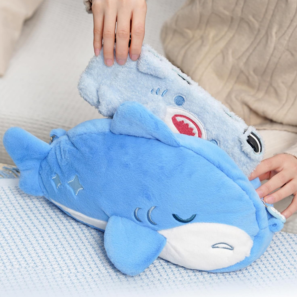 닌텐도 스위치 OLED 케이스 긱쉐어 리틀샤크 쿠션파우치