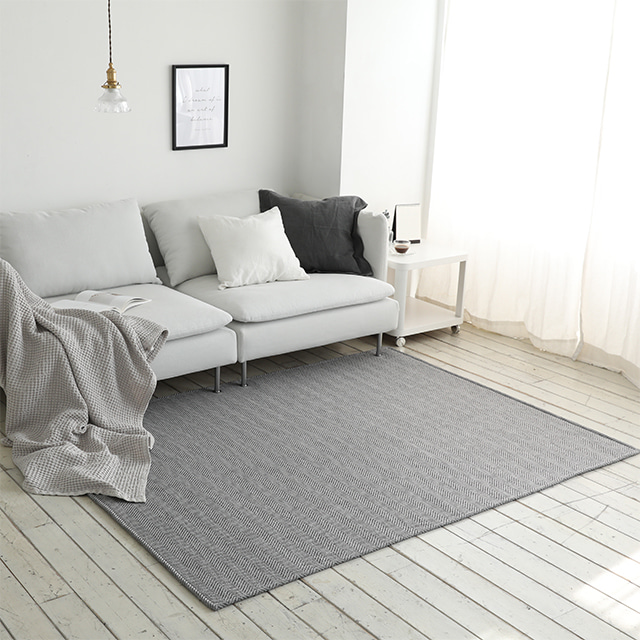 나라데코 ES 헤링본 러그 사이잘룩 쟈가드 거실 카페트 사계절 100x150