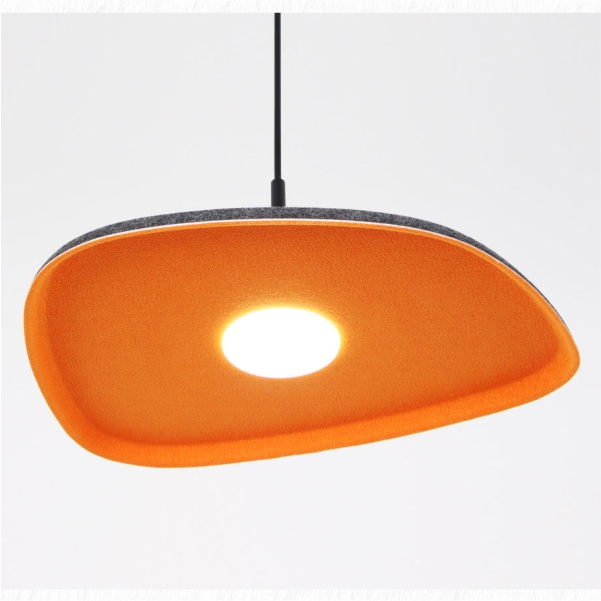 LED 에코 브래닛 펜던트 12W 블랙+오렌지 IOT 리모컨 삼색변환 지그비 플리커프리 - 상세 이미지 3