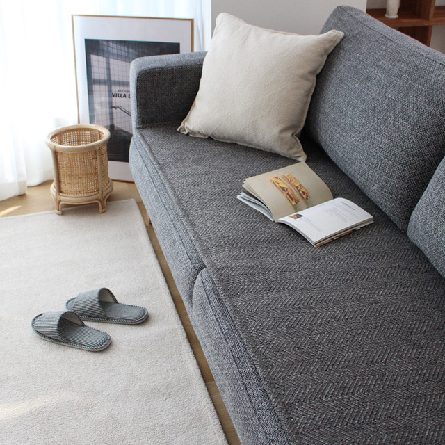 나라데코 헤링본 쟈가드 쇼파패드 3인용 60x180