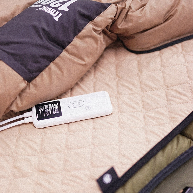 트루버 프리볼트 전기 장판 탄소 매트 싱글 1인용 캠핑 전기요