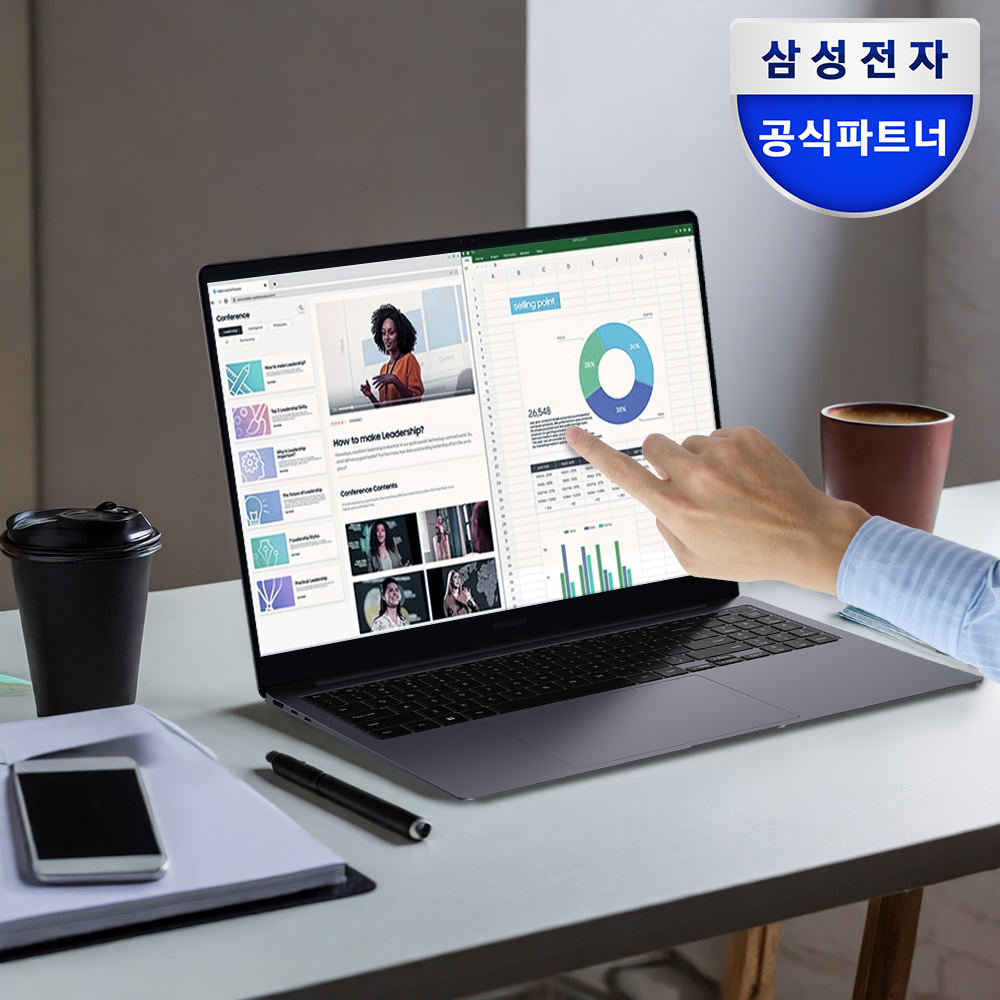 삼성전자 갤럭시북4 프로 NT960XGK-K71A 윈도우11 울트라7 게이밍 16 대학생 업무용 포토샵 영상편집 AI 노트북