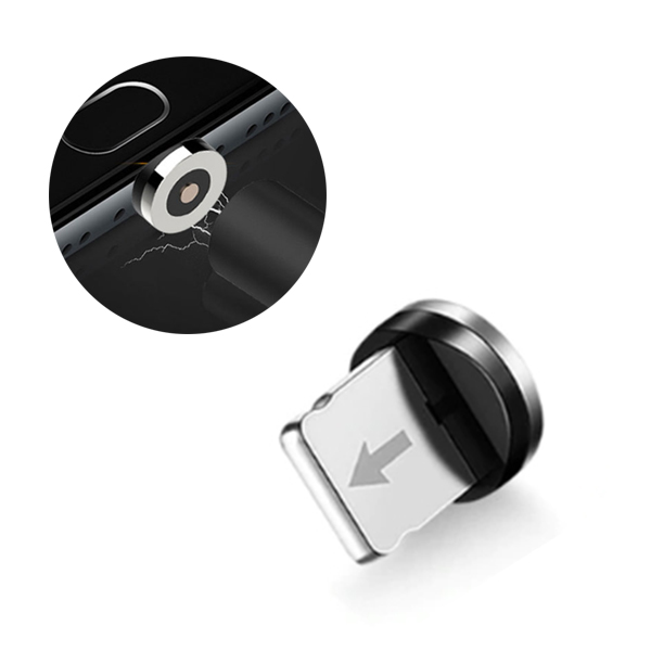 8핀 원형 납작형 커넥터만 자석 충전 2.1A 잭 코드 마그네틱 케이블 부속 충전선