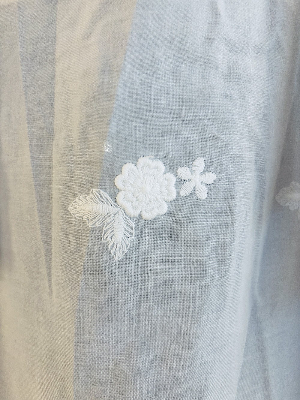 들꽃 면 가리개커튼 주방 바란스 커튼