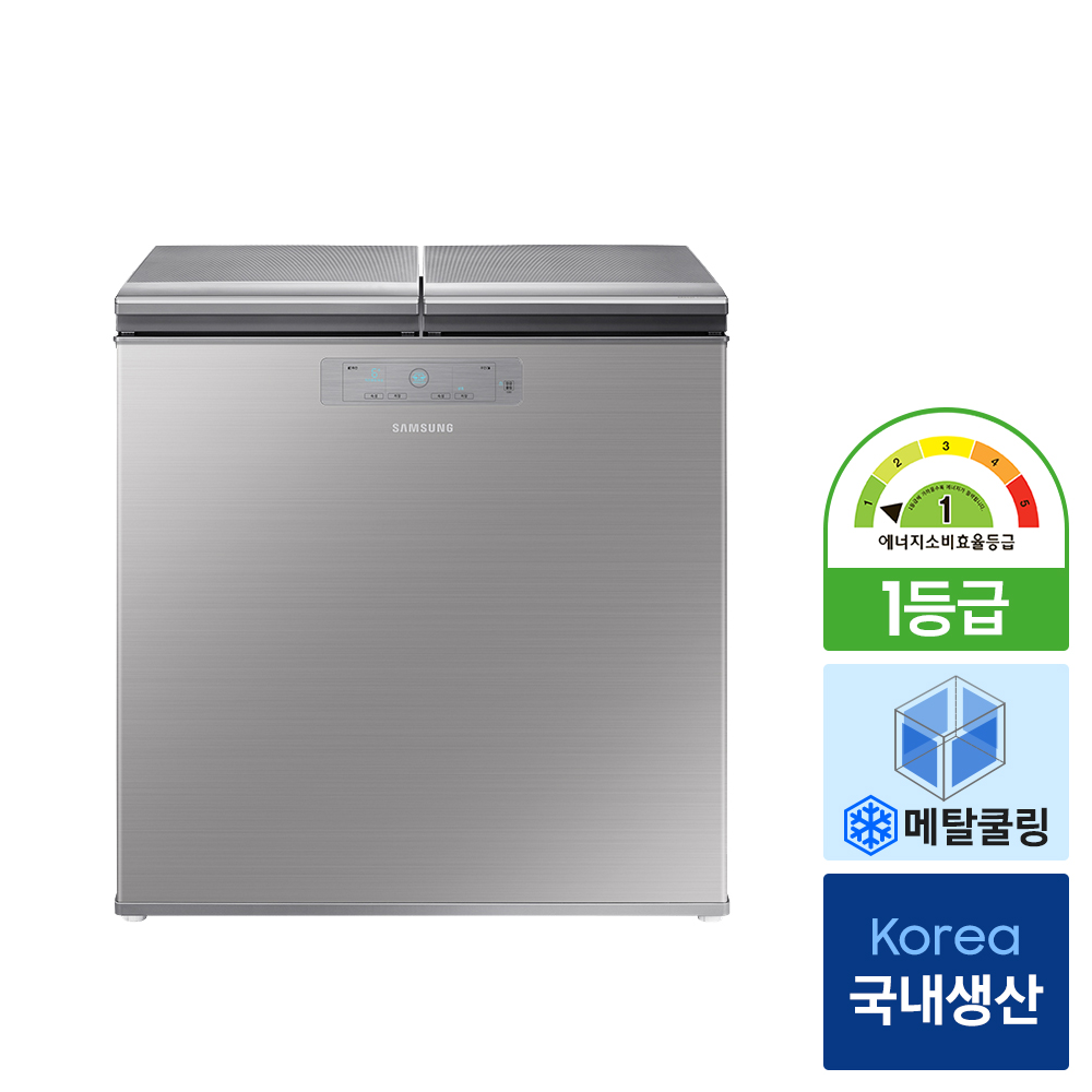 삼성 김치냉장고 뚜껑형 1등급 220리터 2도어 소형 미니 냉동 1인 김치