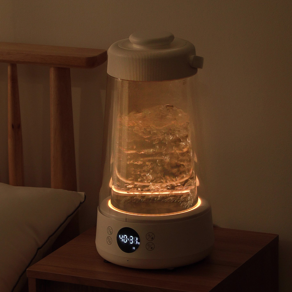 가열살균 가습기 가정용 유리스테인리스 3.5L 아기 신생아 유아 가열식가습기 MF-25W