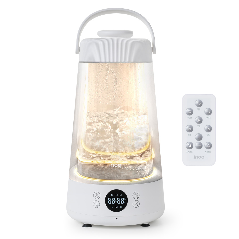가열살균 가습기 가정용 유리스테인리스 3.5L 아기 신생아 유아 가열식가습기 MF-25W