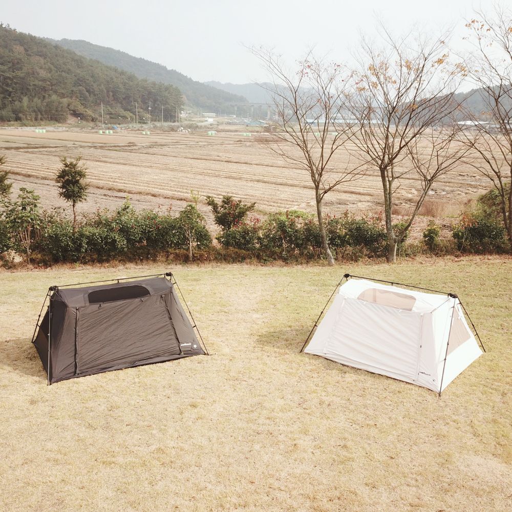 오토 코티지 270 아이보리 오토 텐트 자동 원터치 면 이너텐트 자립형 A형