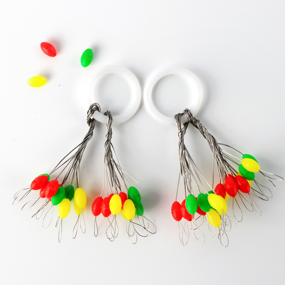 찌 멈춤 고무 칼라 찌고무 원형 스토퍼 고탄성 유동 낚시 반투명 제품 이미지