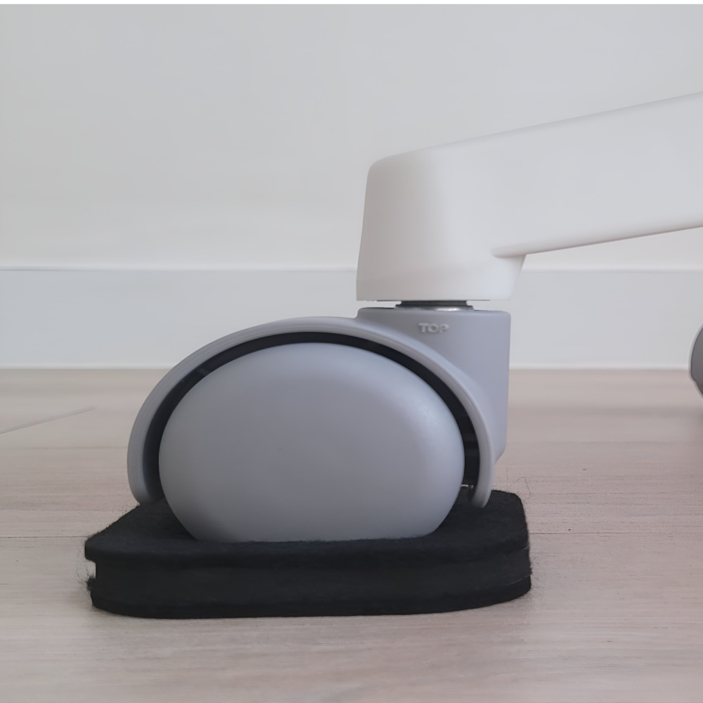 의자 바퀴 고정 커버 끌림 방지 소음 패드 캡 시디즈 밀림 자국 발 바닥 보호 컴퓨터