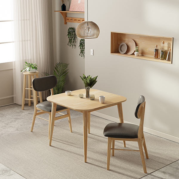 인트리 루이 원목 2인 식탁세트