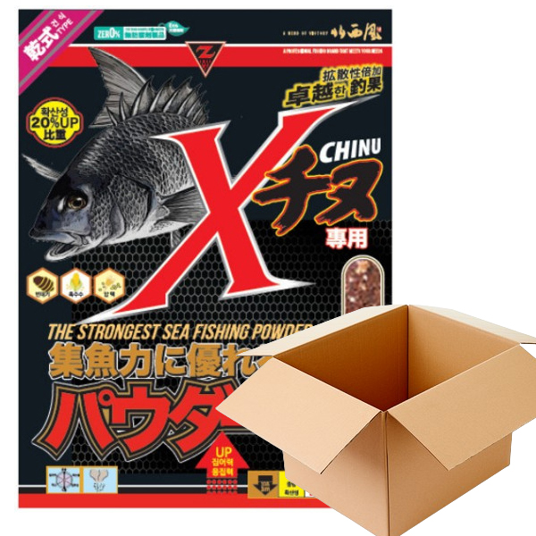 북서풍 치누 Z 치누 X 1박스 8개입 최강비율 감성돔 집어제 파우더 원투 밑밥